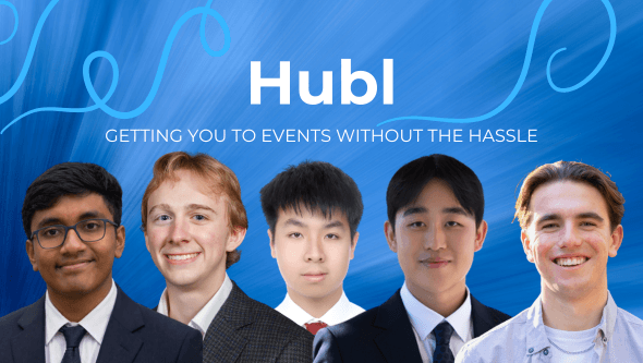 Composite image of headshots for students on team Hubl